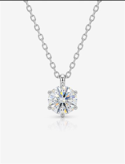 Collana John Richmond Donna in Titanio Diamante Lab Grown 1.00 Ct JISON11WW - JISON11WW